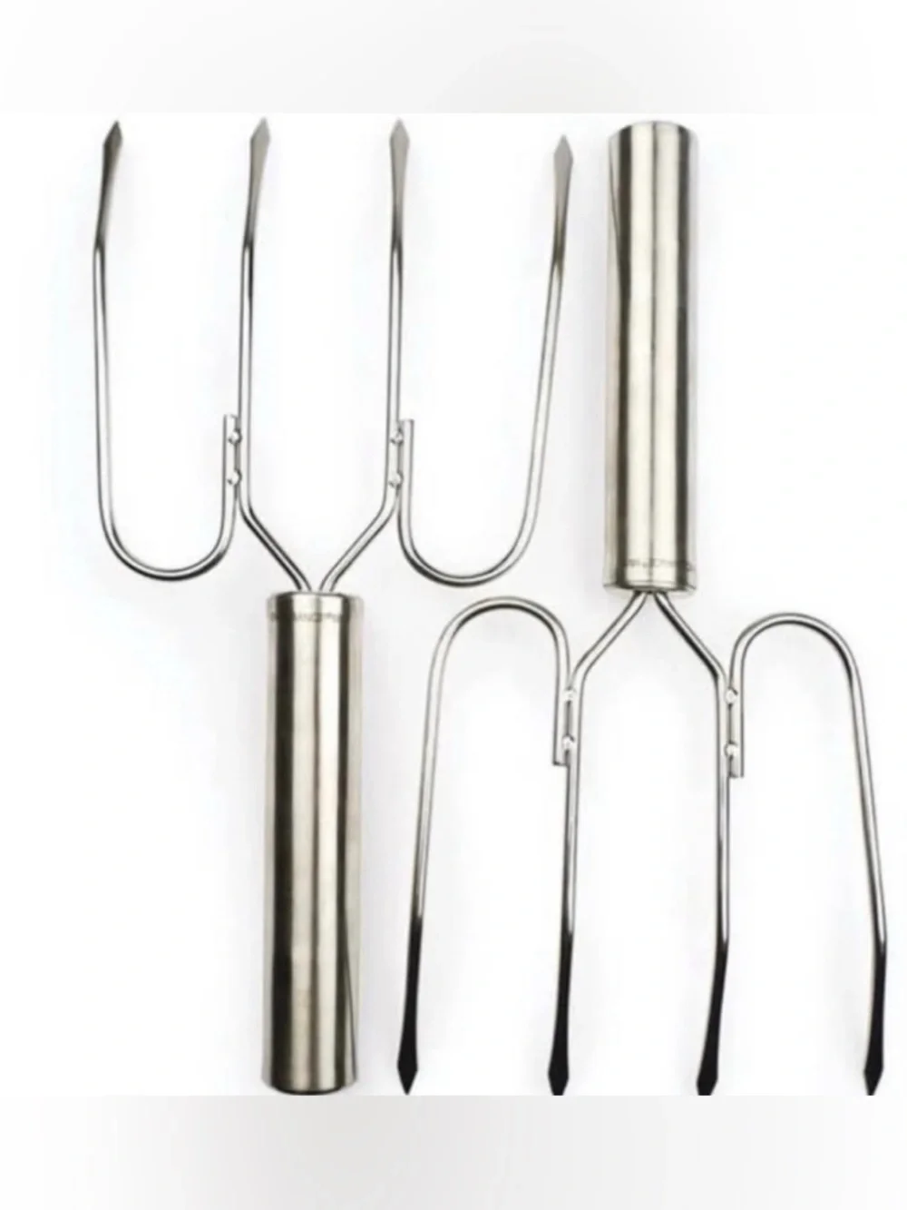 RSVP Endurance Stainless Steel Meat Lifters Set of 2 11 Inch Lifters